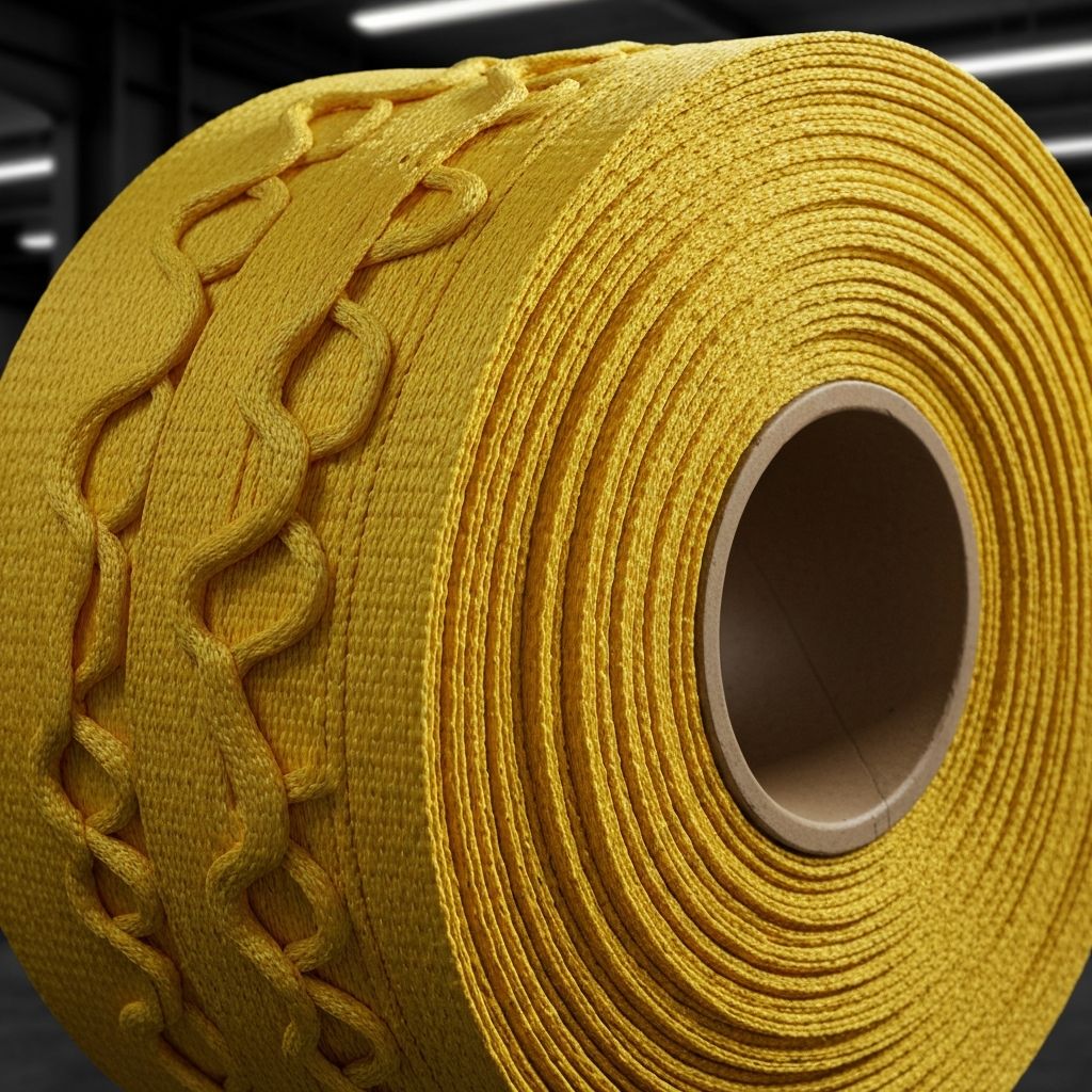 Textile webbing tape used in accessory and industrial applications